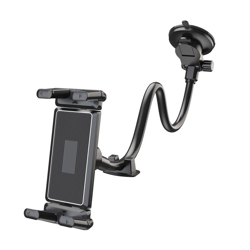 Universal Car Phone Holder with Flexible Suction Cup Arm for Phones and Tablets