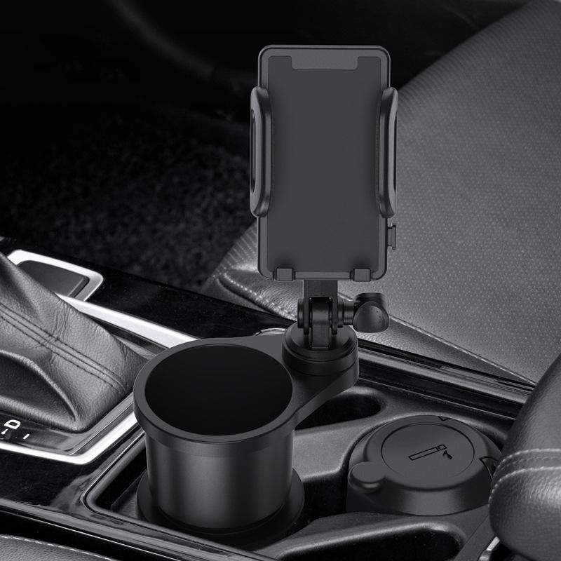 2 in 1 Car Cup Holder and Car Phone Holder Universal Drink Holder Organizer