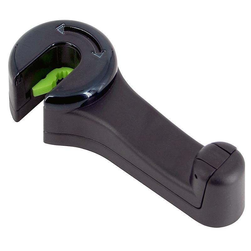 360 Rotating Car Seat Headrest Hook and Car Phone Holder Back Seat Organizer