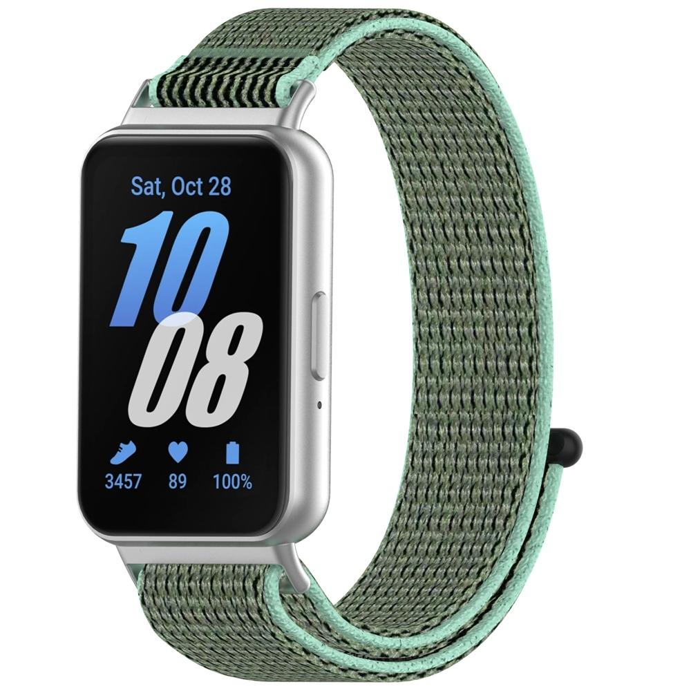 Samsung Galaxy Fit 3 Nylon Watch Band Adjustable Hook and Loop Replacement Strap