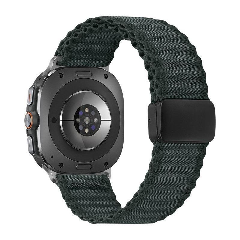 Samsung Galaxy Watch Ultra Band Magnetic Braided Nylon Sport Loop Strap for Galaxy Watch Ultra 47mm