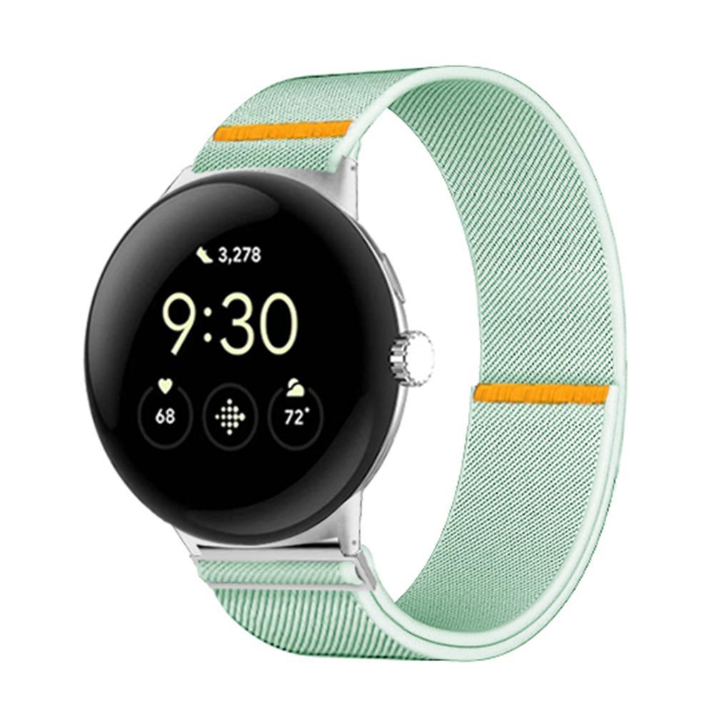 Google Pixel Watch 4 45mm Adjustable Elastic Nylon Watch Band for Watch 3 Soft Single Loop Strap