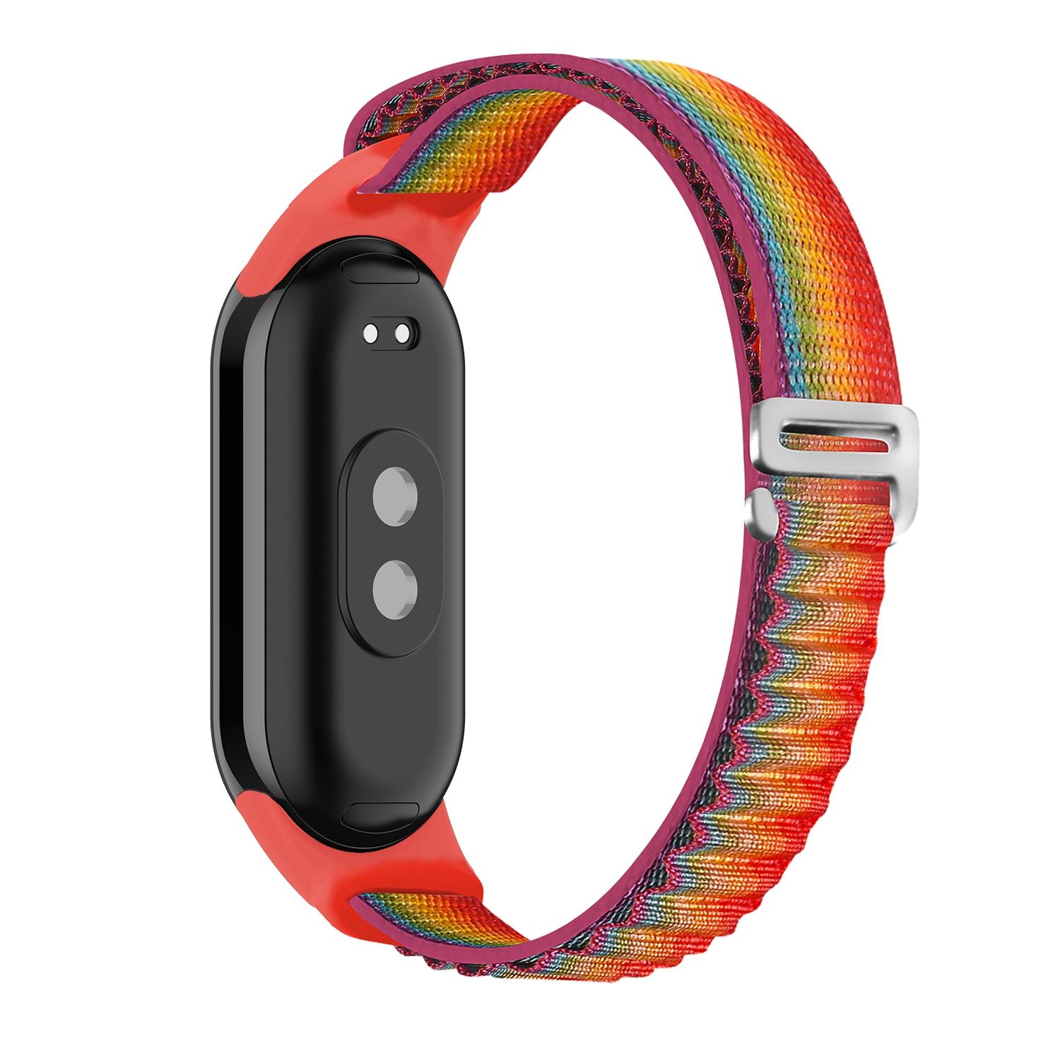 Xiaomi Mi Band 8 Nylon Watch Band Adjustable Loop Strap Soft Breathable Replacement Band