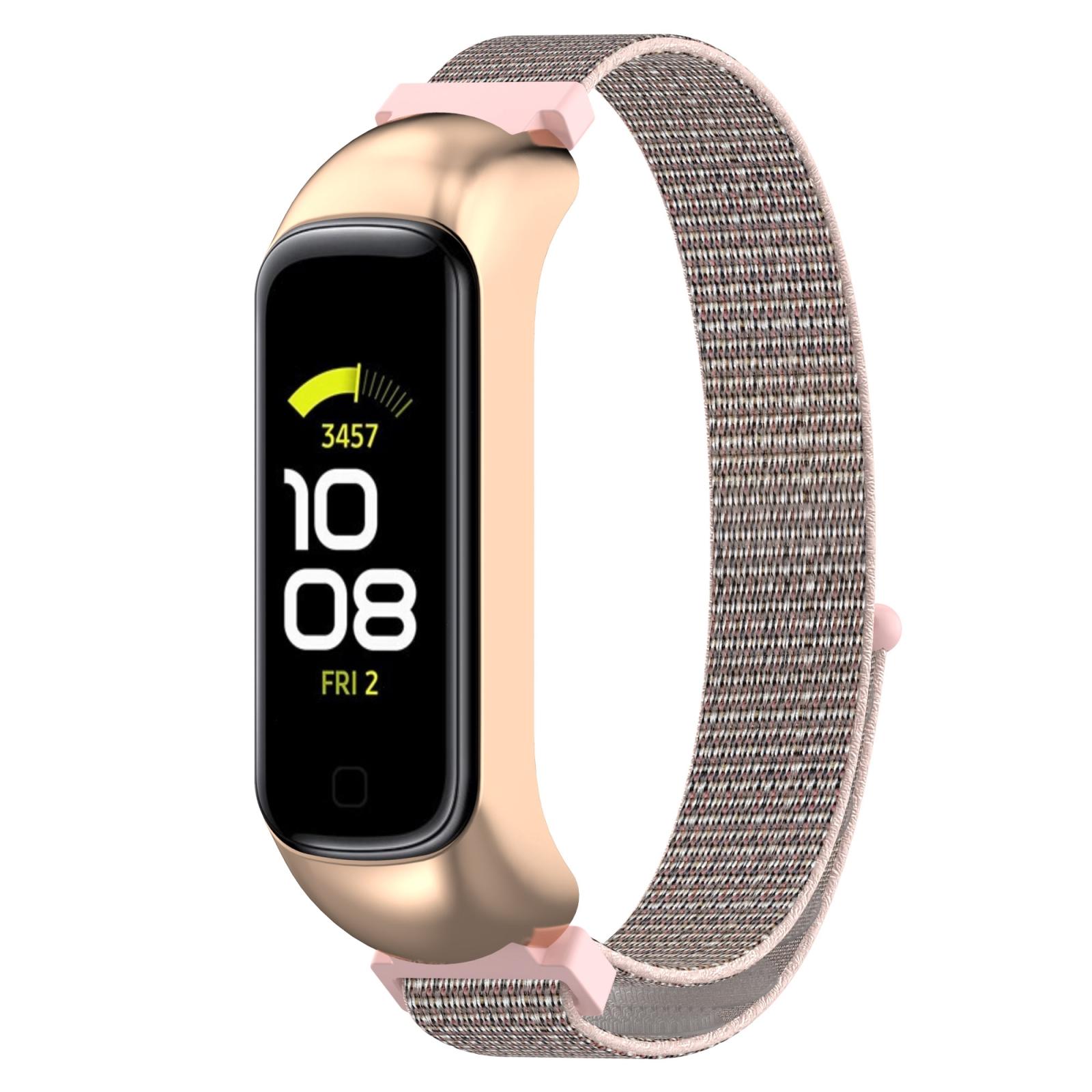 Samsung Galaxy Fit 2 Nylon Loop Watch Band Adjustable Soft Replacement Strap