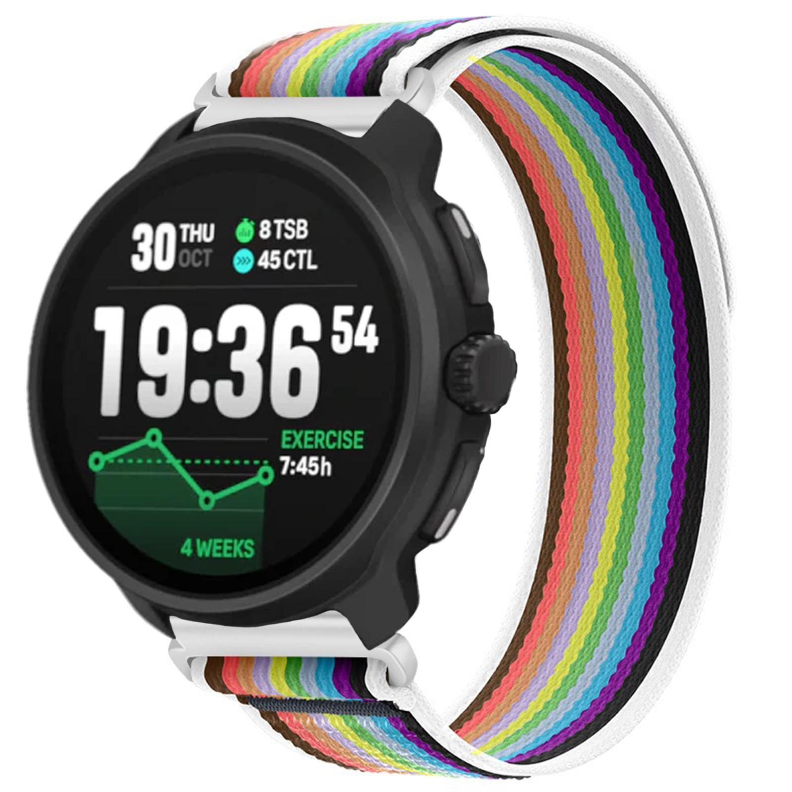 Suunto Race 2 Nylon Watch Band Wild Path Hook and Loop Adjustable Sport Strap