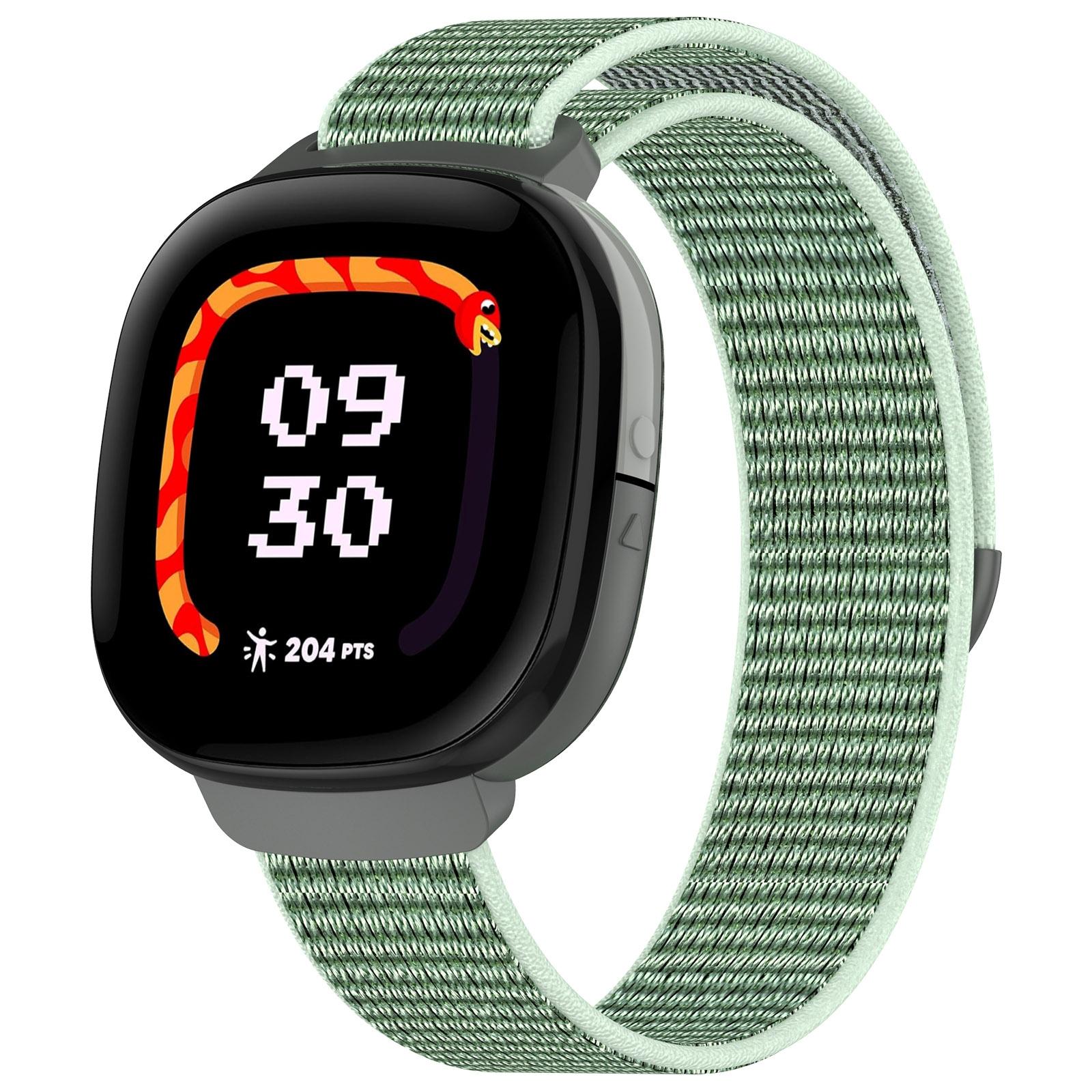 Fitbit Ace LTE Nylon Loop Watch Band Adjustable Replacement Strap for Everyday Comfort
