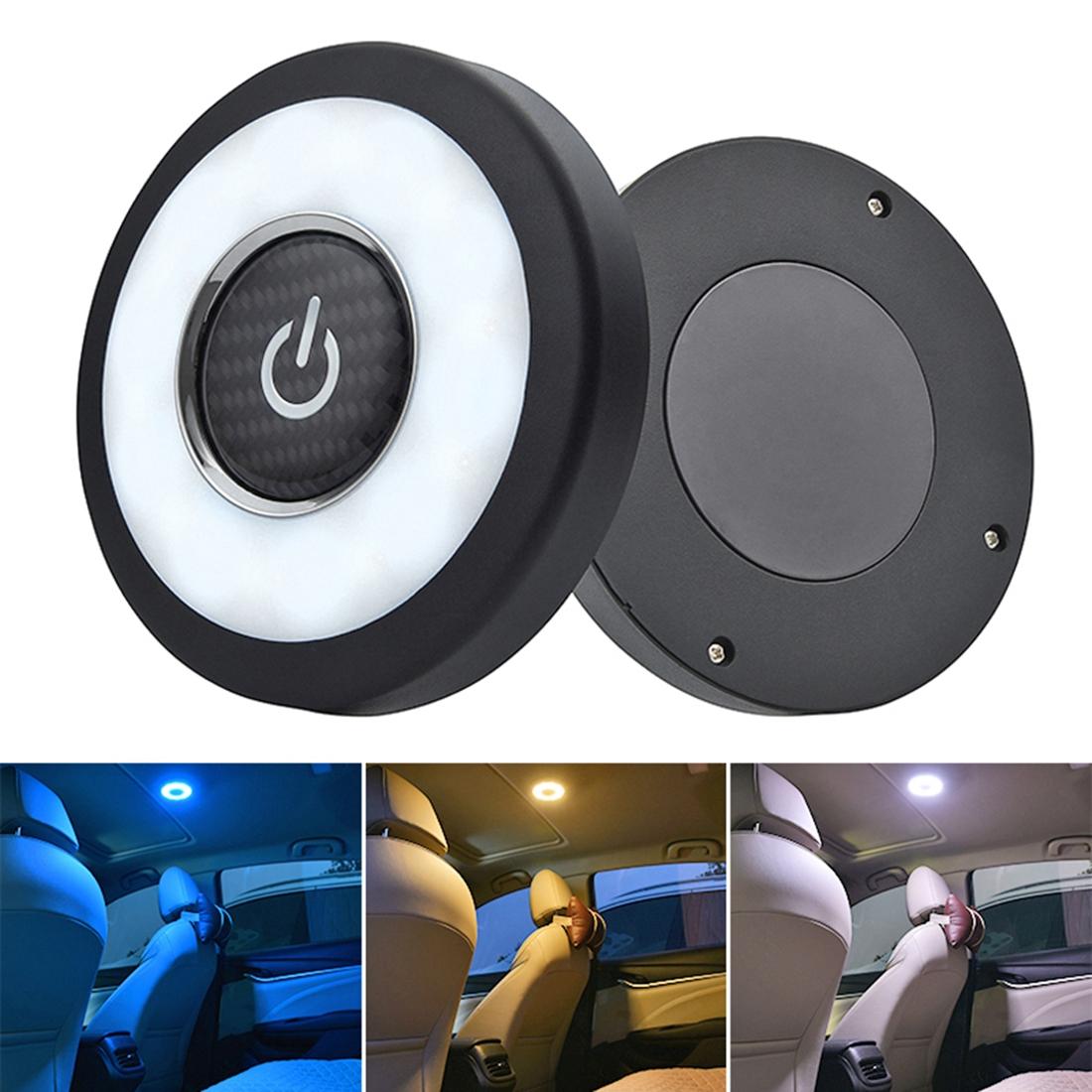 Universal Car Reading Light USB Powered LED Dome Light Touch Control Interior Lamp