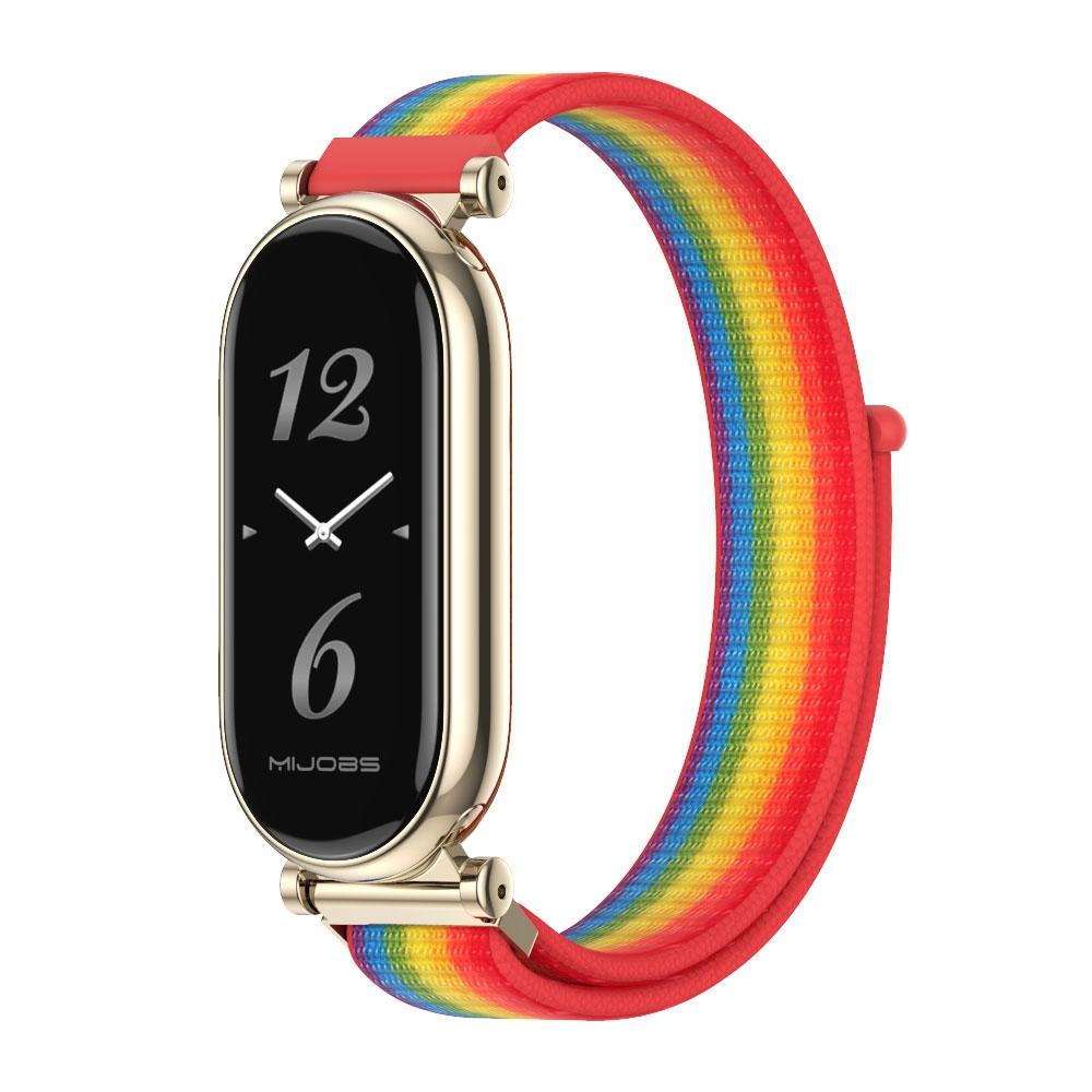 Mijobs Xiaomi Smart Band 10 Nylon Band Breathable Adjustable Loop Strap for Smart Band 10 9 8