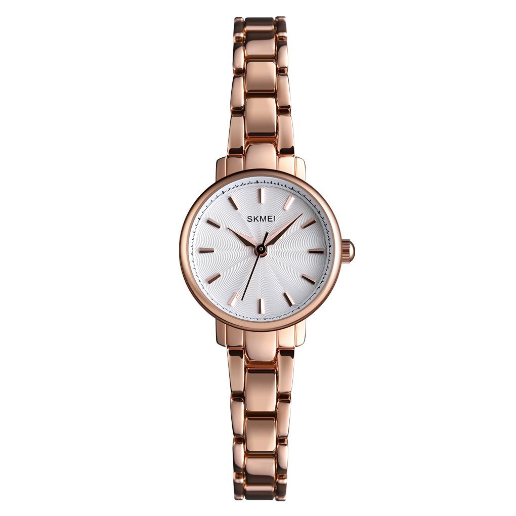 SKMEI 1410 Womens Quartz Watch Stainless Steel Business Casual Watch