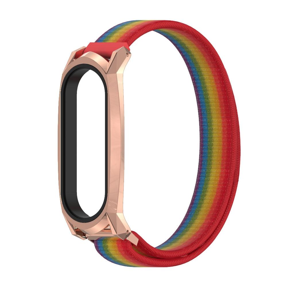 Mijobs GT Xiaomi Mi Band 6 Strap Soft Nylon Loop Watch Band for Mi Band 6 5