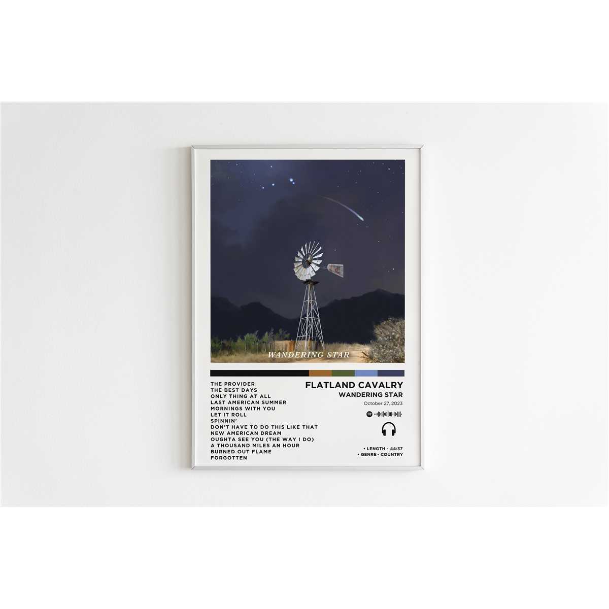 Flatland Cavalry Wandering Star Album Poster / Album Cover Inspire