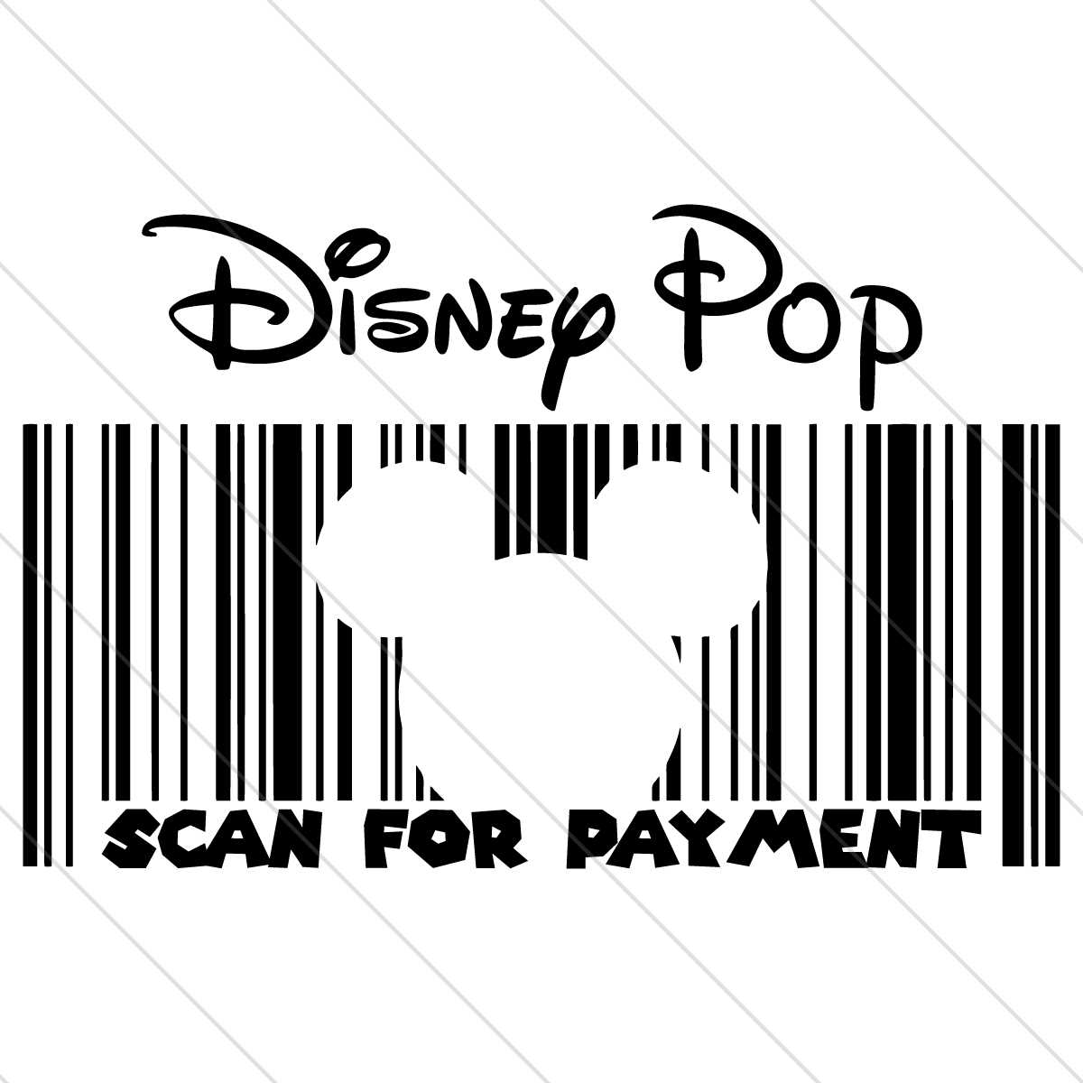 Dad Scan for Payment Svg, Fathers Day Svg, Mouse with Sungla | Inspire ...