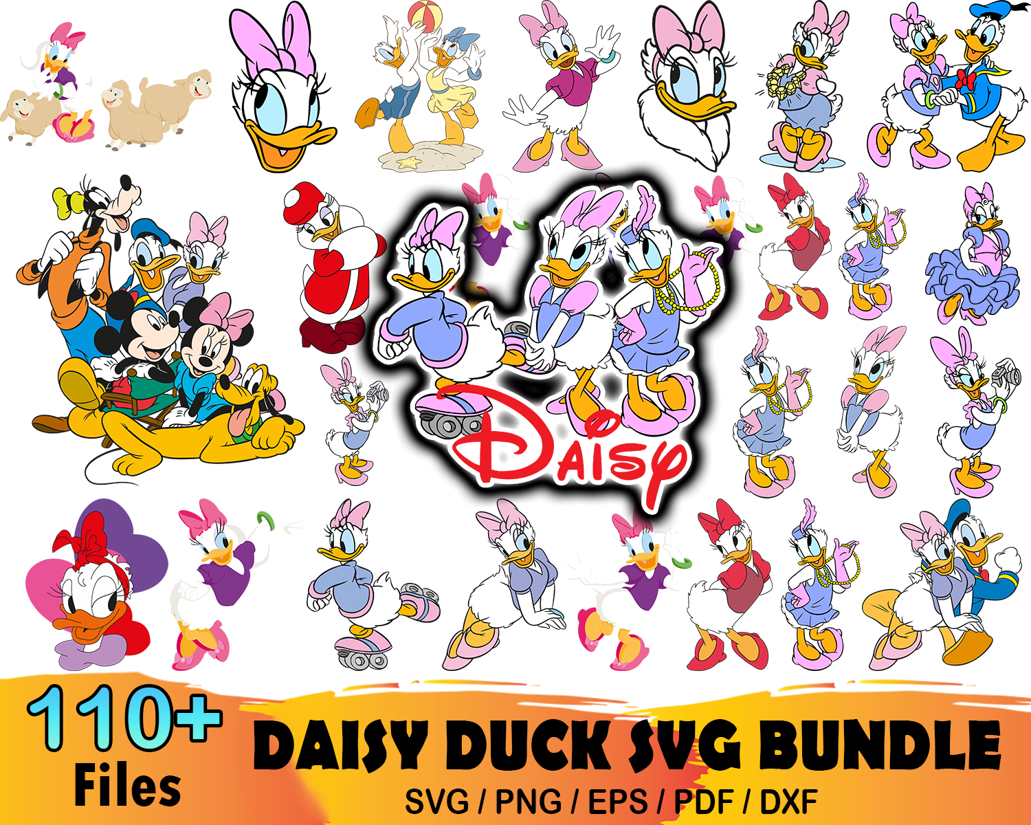 110 Daisy Duck Svg Bundle, Disney Svg, Daisy Duck Vector | Inspire Uplift