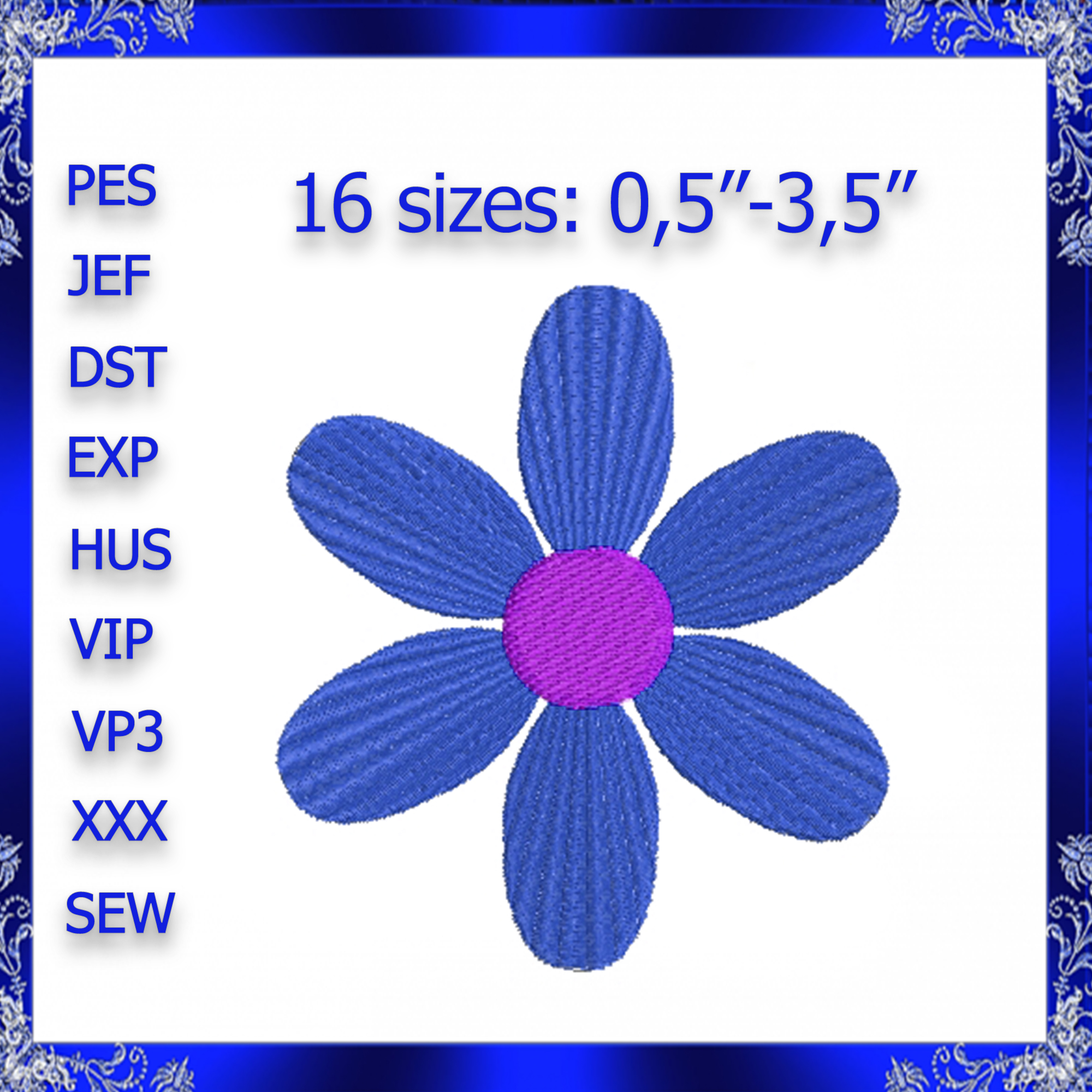 Tiny flower embroidery design flower mini machine embroidery | Inspire ...