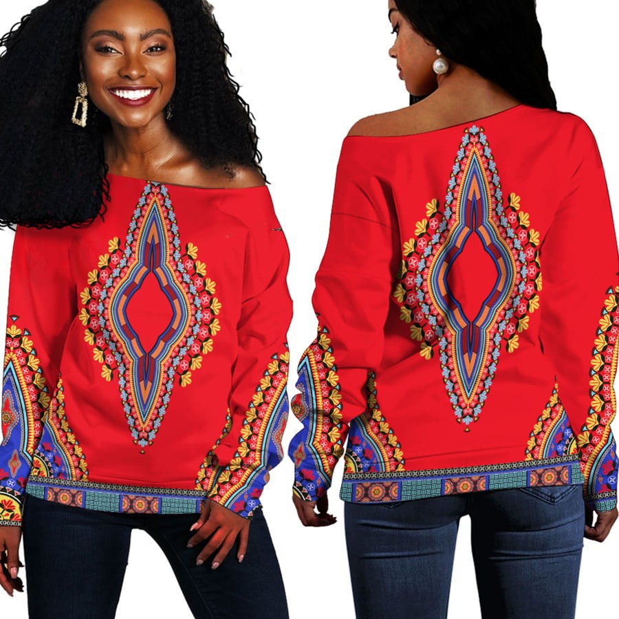 Neck Dashiki Africa - Off Shoulder Sweaters, African Women O | Inspire ...