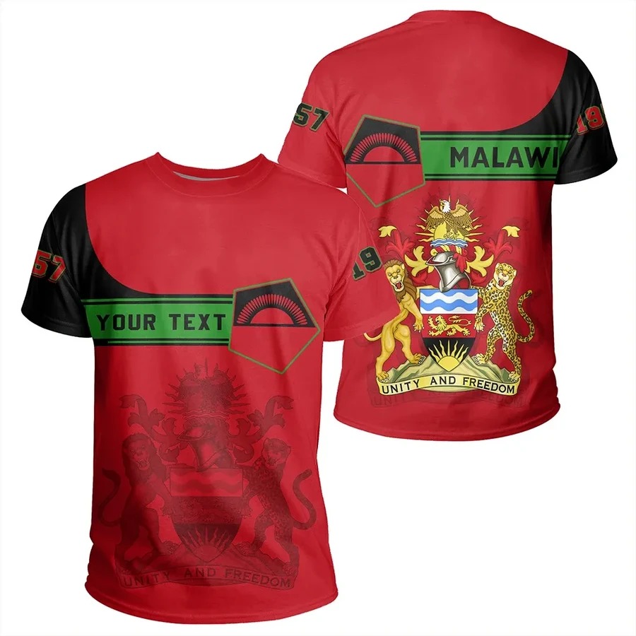 Custom Malawi Football Women V-Neck T-Shirt Go Champions - Green LT15 main image 1
