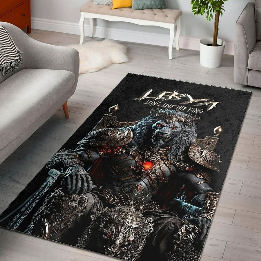 Liyba Rug Custom Libya Area Rug - King Lion, Africa Area Rugs For Home | Inspire ...