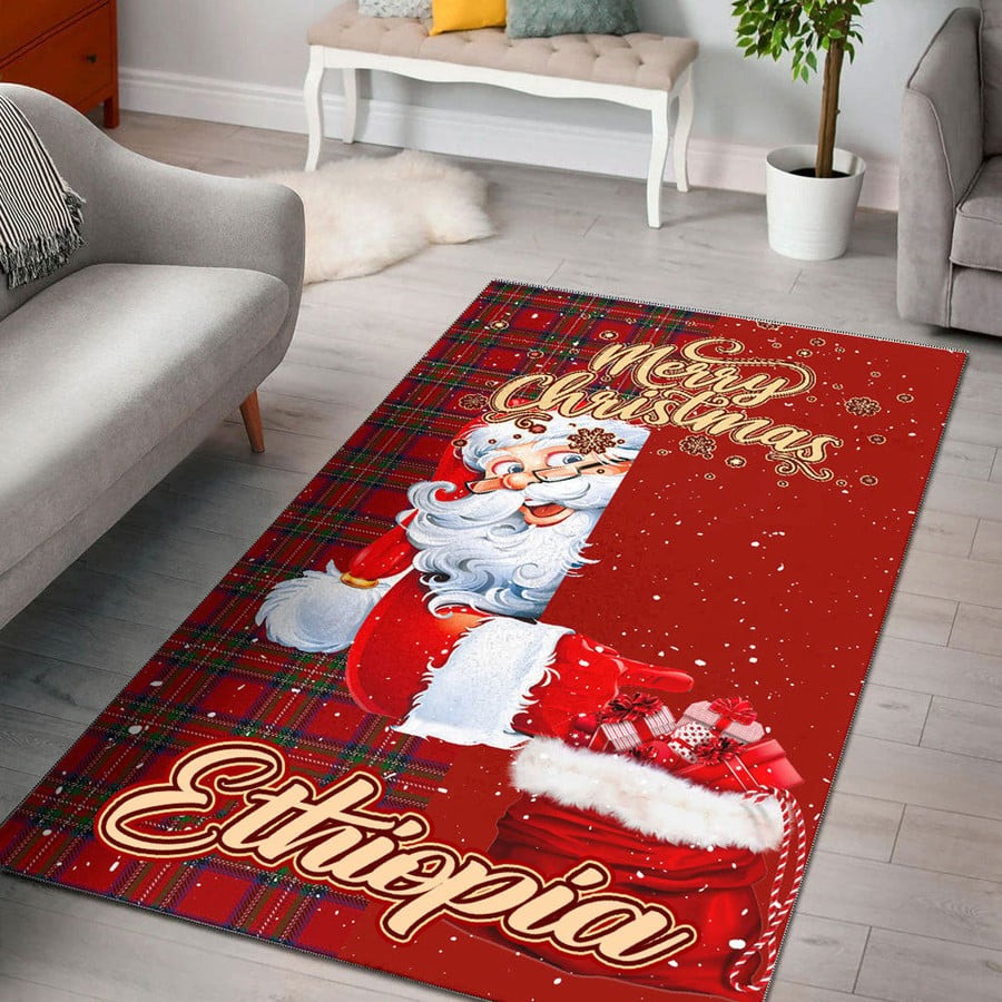 Ethiopia Area Rug Santa Claus Merry Christmas You can Person | Inspire ...