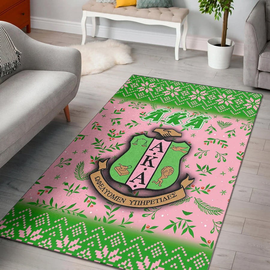 AKA Christmas Area Rug, Africa Area Rugs For Home | Inspire Uplift