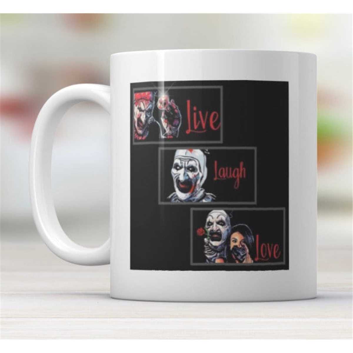 Live Laugh Love Art the clown mug | Inspire Uplift