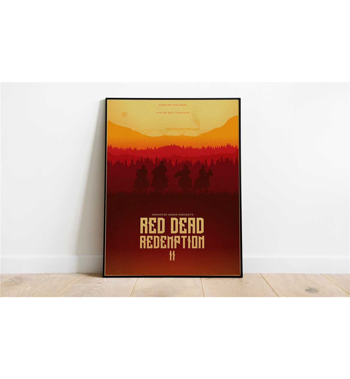 red dead redemption 2 poster - red dead | Inspire Uplift