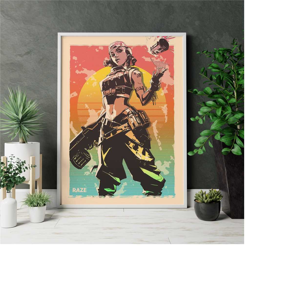 Valorant RAZE poster, Valorant Personalized, Valorant Fade p | Inspire ...