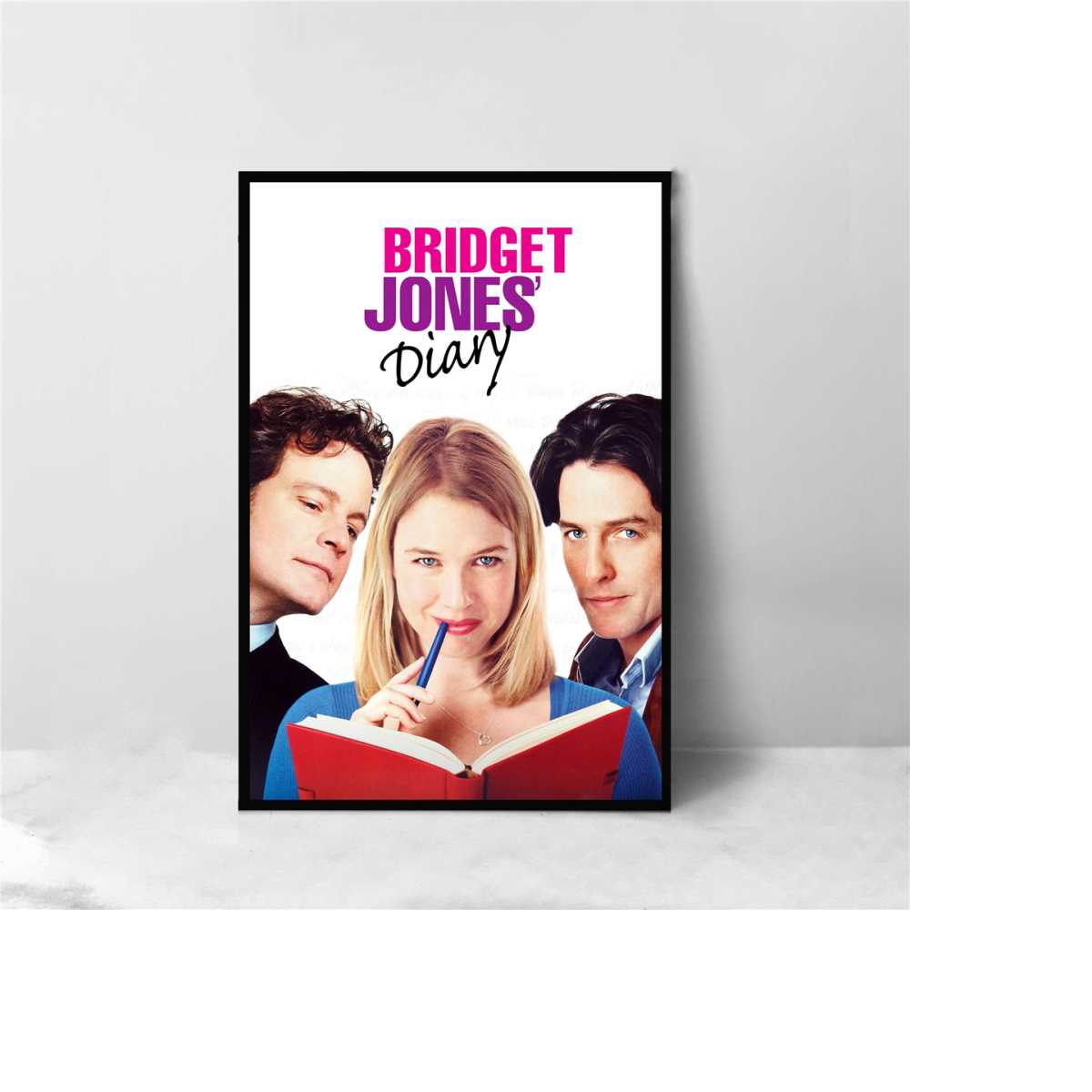 Bridget Jones s Diary Movie Poster High Quality Canvas Art Inspire bridget-jones-s-diary-movie-poster-high-quality-canvas-art-inspire