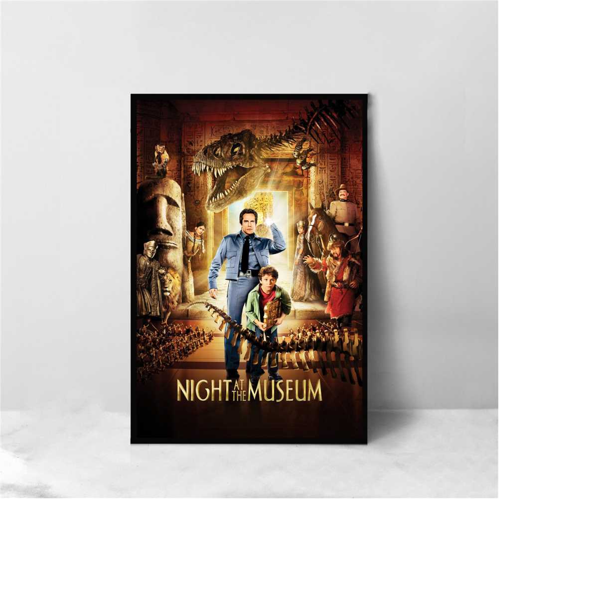 Night at the Museum Movie Poster - High Quality Canvas Art P | Inspire ...