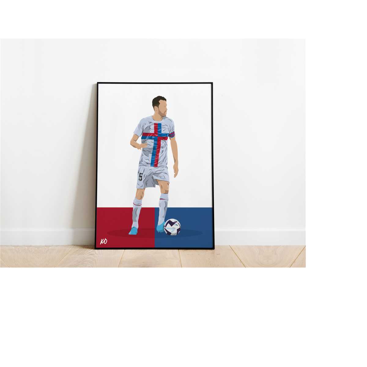 Sergio Busquets Barcelona Icon Football Poster Print A3 / A4 | Inspire ...
