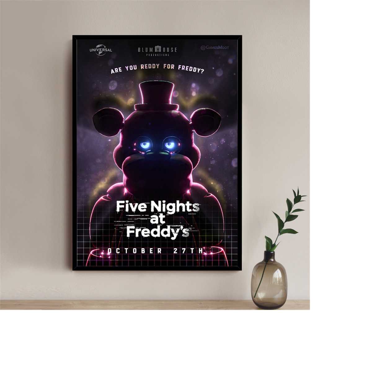 Five Nights At Freddy's 2023 Movie Poster - High quality Can | Inspire ...