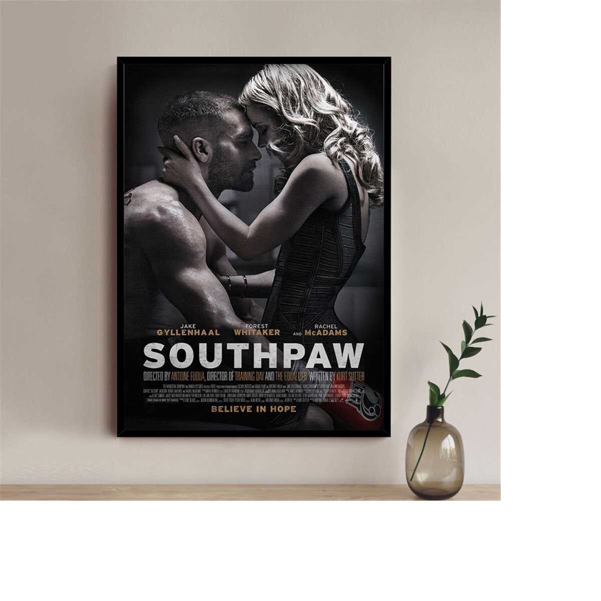 Southpaw Movie Poster High quality Canvas art print Room Inspire
