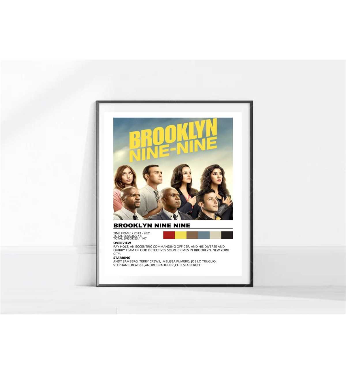 Brooklyn Nine Nine Tv Show Poster / Brooklyn Inspire Uplift — free download