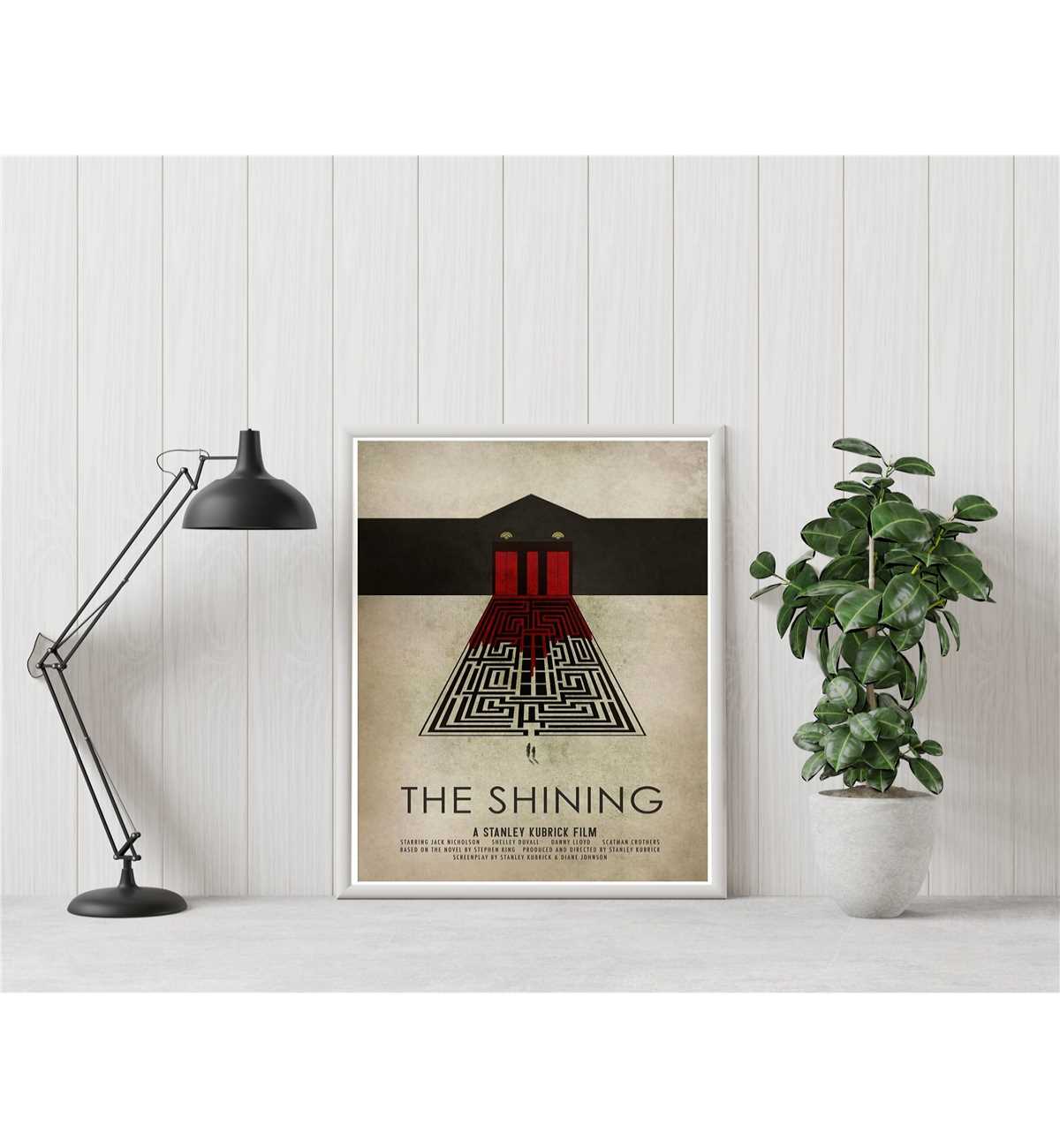 The Shining Poster - Stanley Kubrick - Minimalist - Inspire Uplift