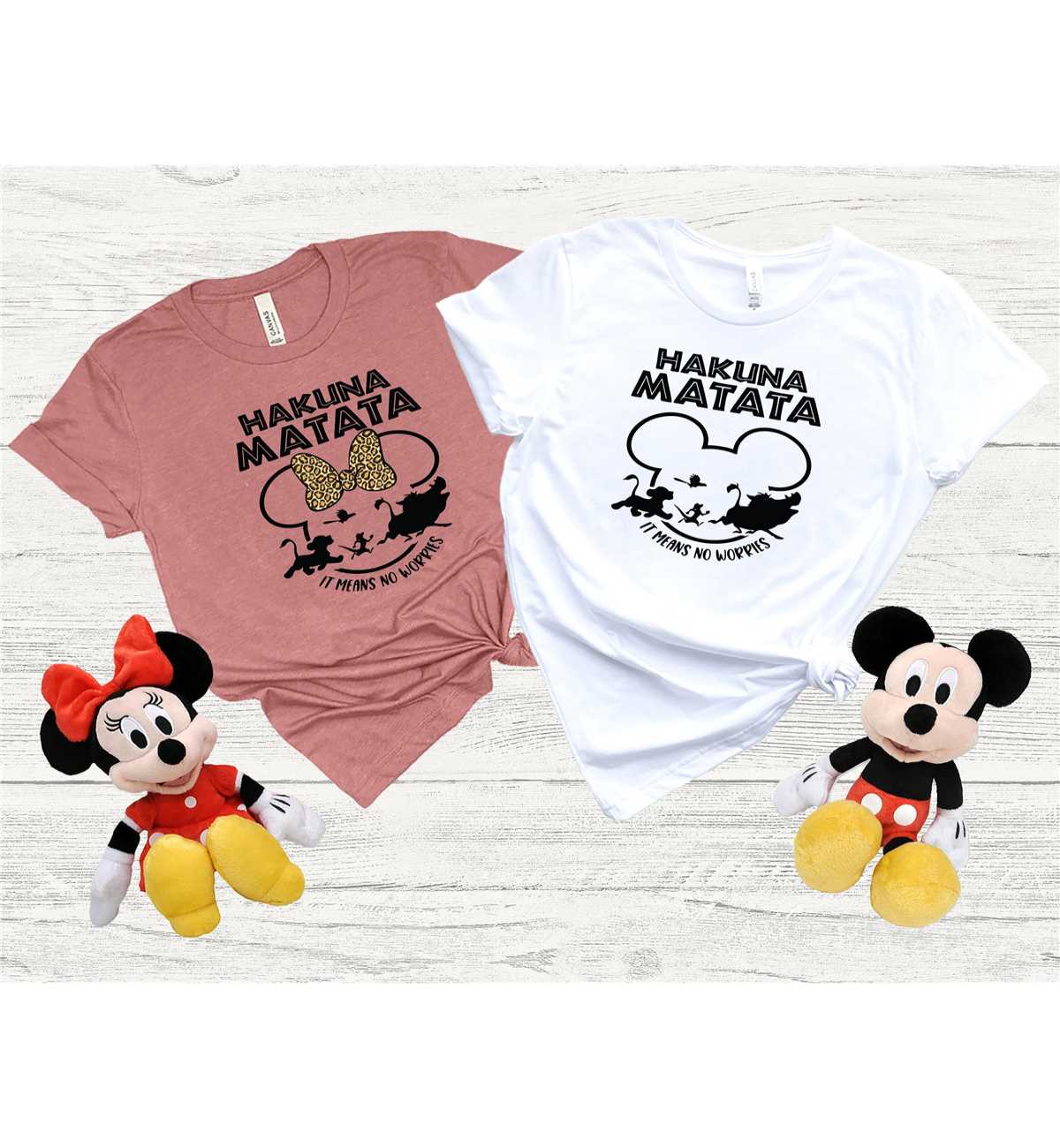 Disney Lion King Hakuna Matata Pattern Square T-Shirt png, s