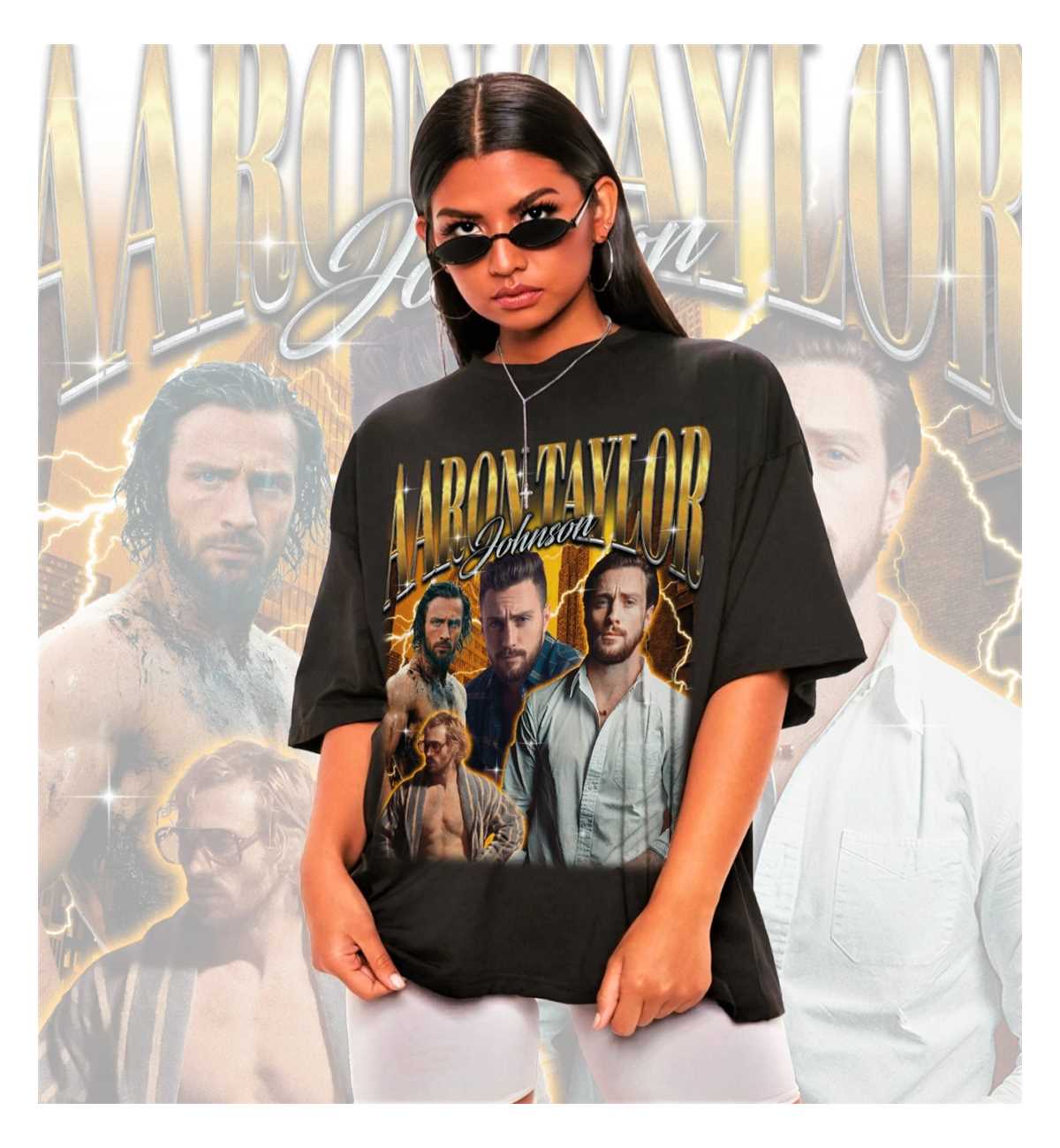 Retro Aaron Taylor Johnson Shirt -Aaron Taylor Johnson | Inspire Uplift