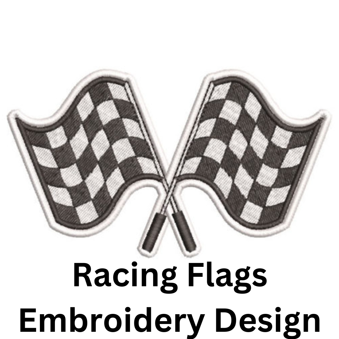 Race Flag Embroidery | Inspire Uplift