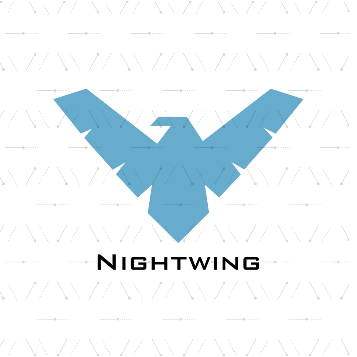 Nightwing Svg, Nightwing Logo Svg, Avengers Logo Svg, Avenge Inspire Uplift