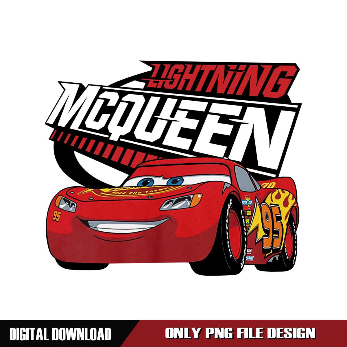 Disney Cars Lightning McQueen 95 PNG | Inspire Uplift
