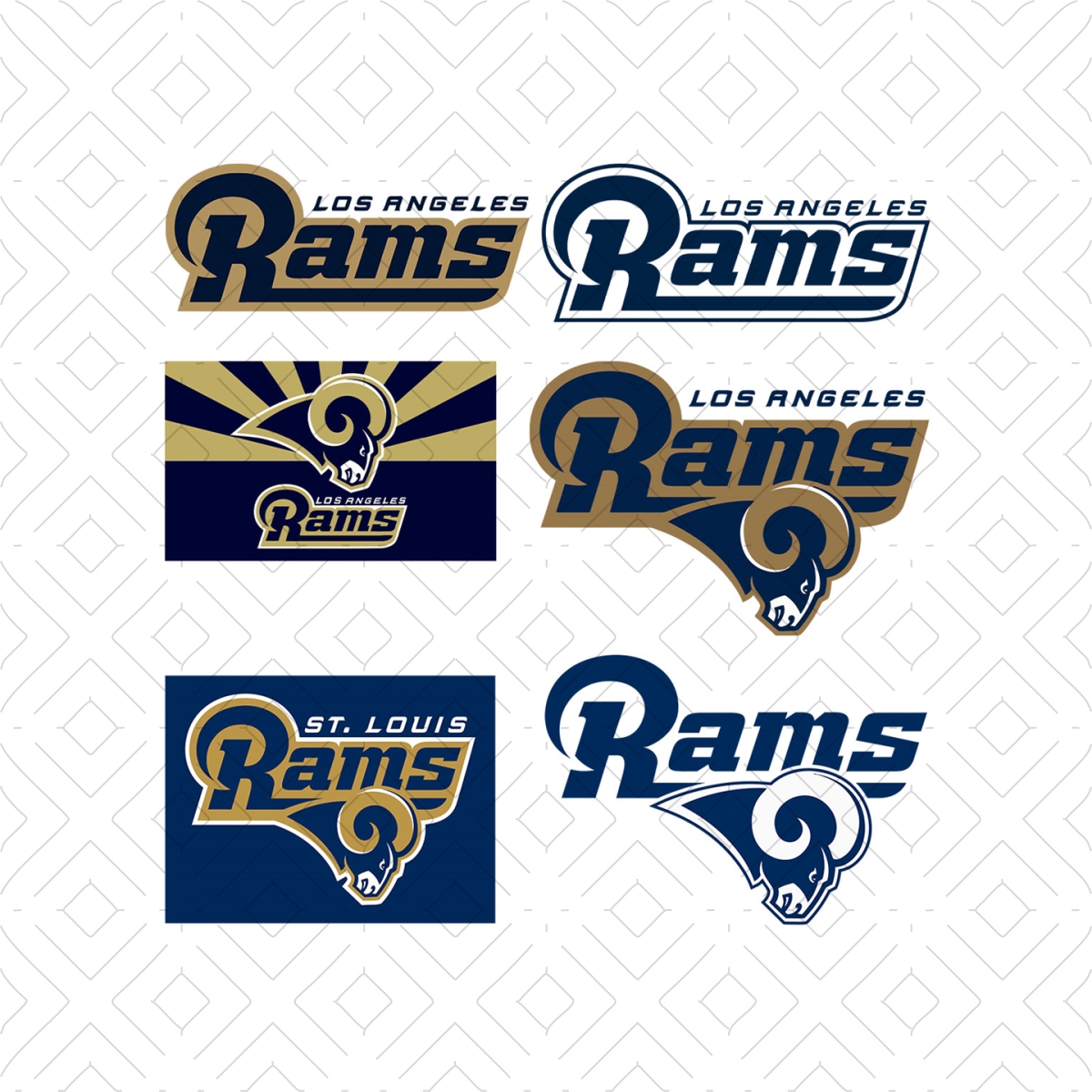 Los Angeles Rams Bundle Svg, Sport Svg, Rams Logo Svg,Los An | Inspire ...