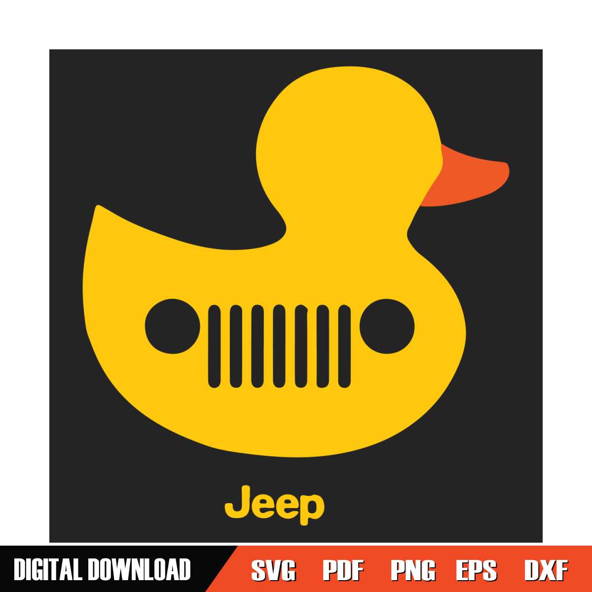Duck Duck Jeep Svg