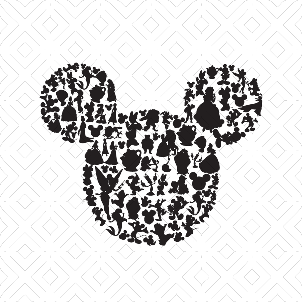 Mickey Head Svg, Disney Svg, Mickey Svg, Minnie Svg, Disneyl | Inspire