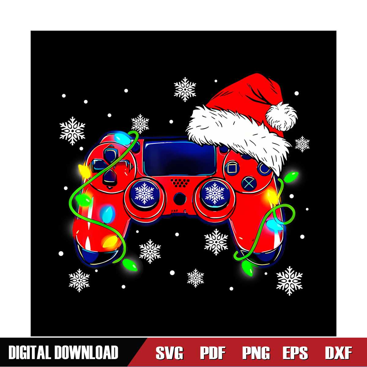 Christmas Video Game Controller Png, Gamer Christmas Png, Ga - Inspire ...