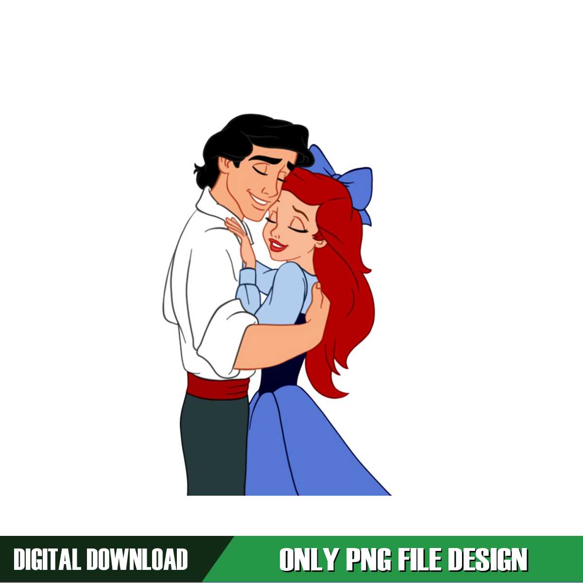 Prince Eric Little Princess Ariel The Little Mermaid PNG | Inspire Uplift