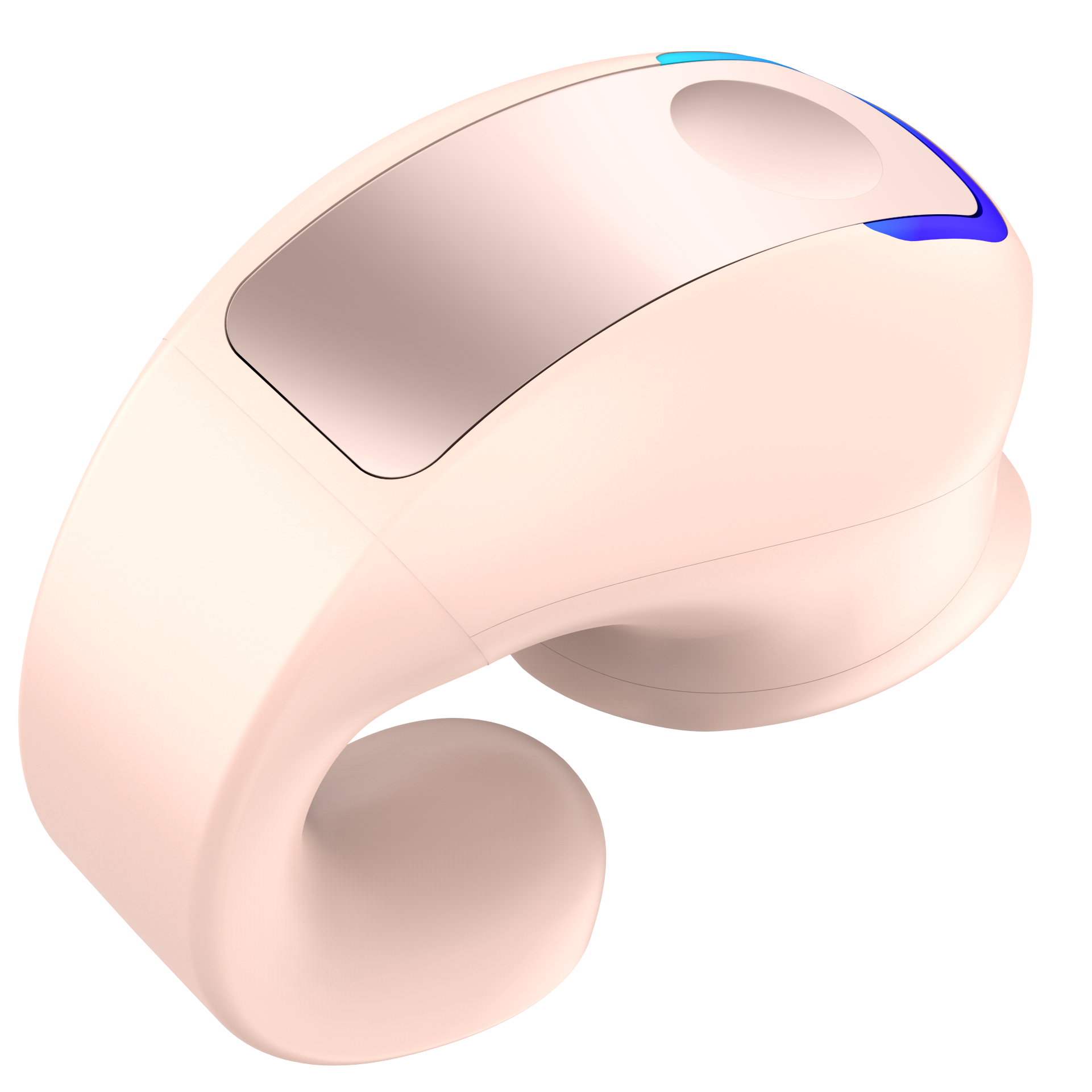 Talking Clip-on Headset Long Time Wear Without Pain, Bone Conduction Wireless Bluetooth, Ultra Long Battery Life
