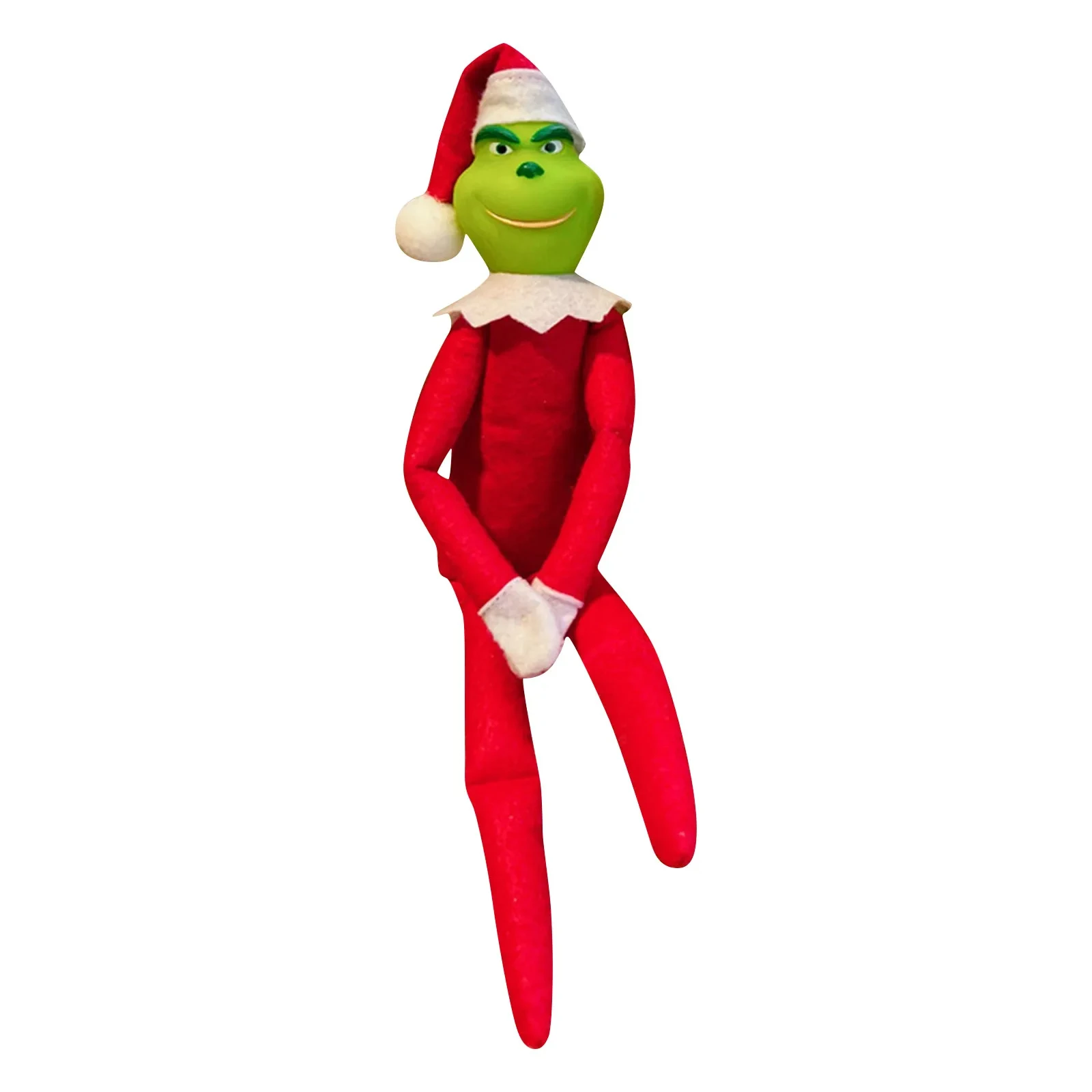 Xmas Decoration Craft Ornament, Christmas Elf Doll Anime Plush Toy, Figures Stocking Stuffer for Girl Boy