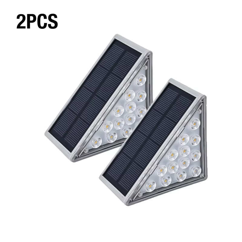 High Brightness Atmosphere Decoration, Waterproof LED Step Lights, Anti-Theft Solar Lights