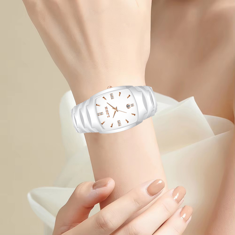 Elegant Stainless Steel Casual Quartz Watches for Women, Fashion Luxury Woman Watch, Calendar Ladies Romantic Gift