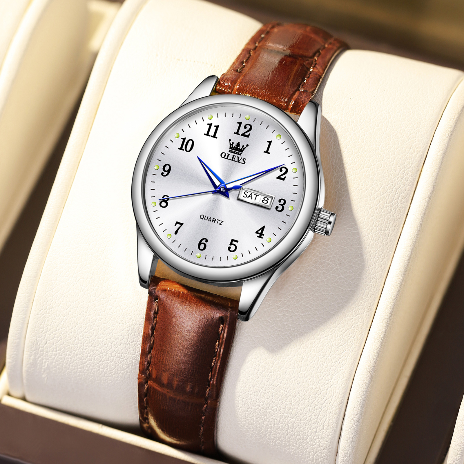 Elegant Luxury Quartz Watch for Women, Waterproof Stainless Steel Womens Watches Gifts, Simple Fashion Ladies Watch