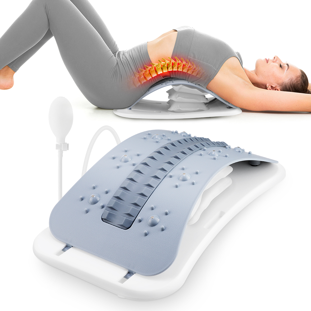 Backpod Device Adjustable Back Stretcher, Lumbar Support Traction Device | Inspire Uplift