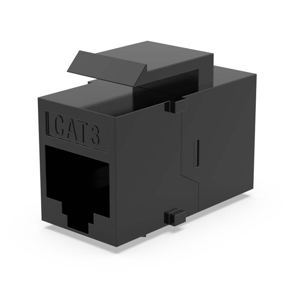 Straight Through Telephone Module Connector, CAT3 Telecom Jack, Extender Plug